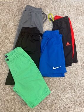 Boys Medium 7/8 Shorts Bundle - Nike, Adidas & Children’s Place